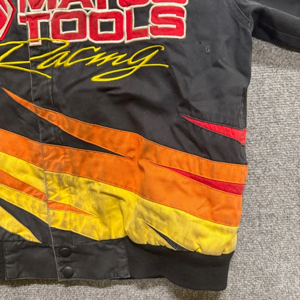 VTG Matco Tools NASCAR Jacket Men's  M Sport Service Embroidered Y2K Button Up